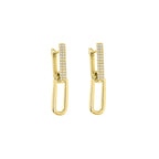 Yellow Gold Vermeil Monroe Luxury Drop Earrings image 0