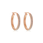 Rose Gold Vermeil 25mm Star Dust Earrings image 0