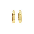9ct Yellow Gold 11mm Huggy Earrings image 2