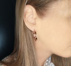 Rose Gold Vermeil 30mm Hoop Earrings image 1