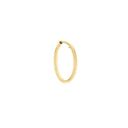 9ct Yellow Gold 15mm Sleeper Hoop image 1