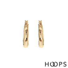 Load image into Gallery viewer, 9ct gold georgie hoops
