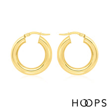 Load image into Gallery viewer, 9ct Yellow Gold Alice Hoops
