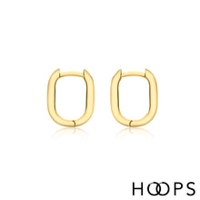 Load image into Gallery viewer, 9ct Yellow Gold Estée Hoops
