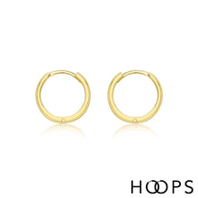 Load image into Gallery viewer, 9ct Yellow Gold Huggy Clicker Earrings
