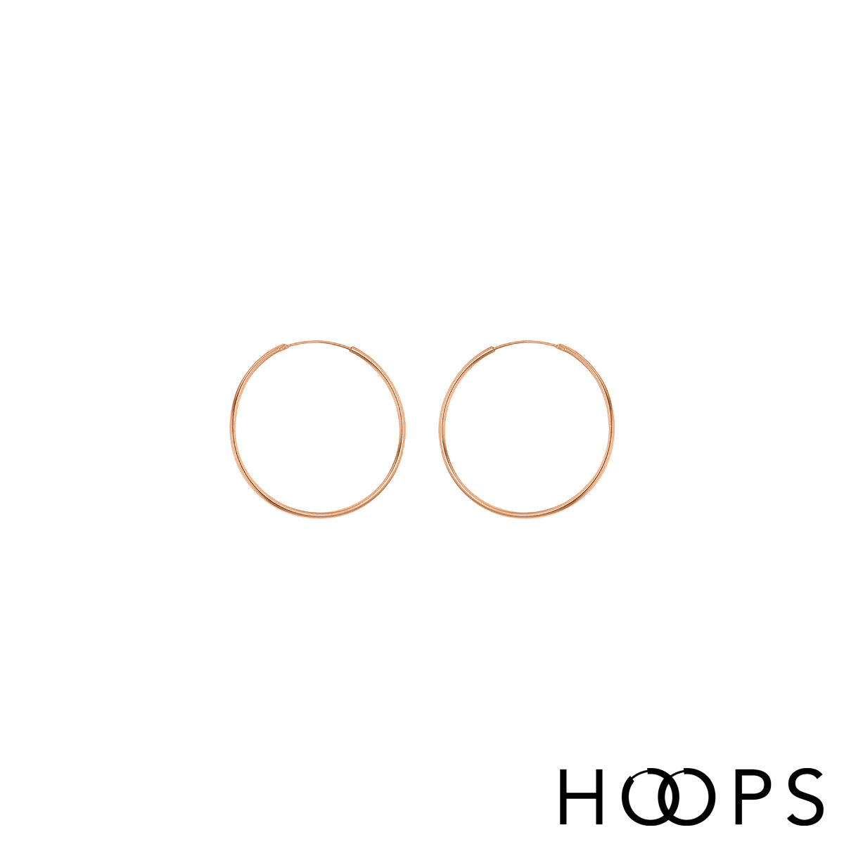 Rose Gold Vermeil Classic Small Hoops