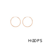 Rose Gold Vermeil Classic Small Hoops