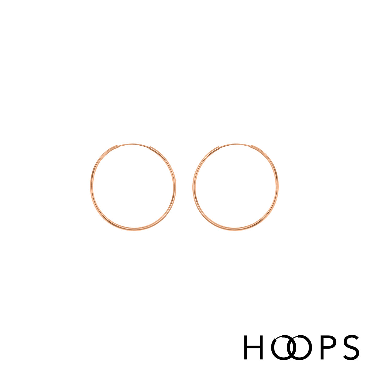 Rose Gold Vermeil Classic Small Hoops