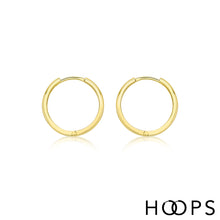 Load image into Gallery viewer, 9ct Yellow Gold Huggy Clicker Earrings
