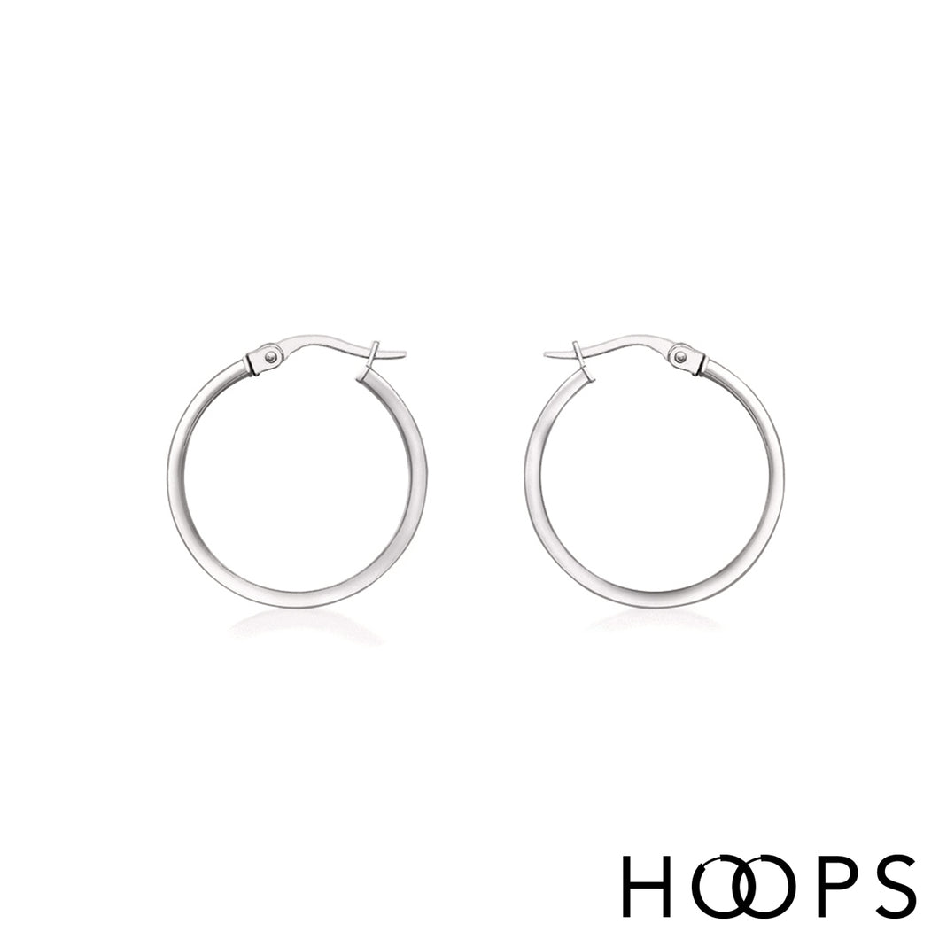 9ct Gold Roz Creole Hoops