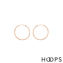 Load image into Gallery viewer, Classic Medium Endless Hoops
