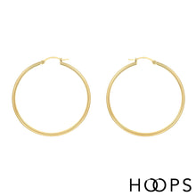 Load image into Gallery viewer, 5cm classic hamilton hoops gold
