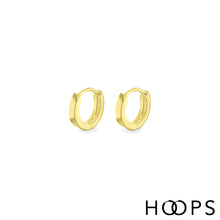Load image into Gallery viewer, Jane Silver Huggy Hoops
