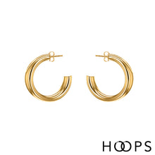 Load image into Gallery viewer, Marseille Hoop Earrings
