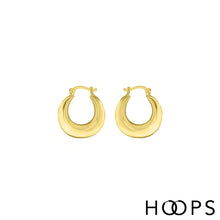 Load image into Gallery viewer, Graduated Creole Elsie Hoops
