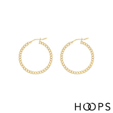 Load image into Gallery viewer, 9ct Yellow Gold Lottie Hoops
