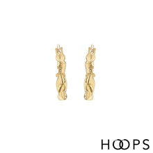 Load image into Gallery viewer, 9ct Yellow Gold Ava Hoops
