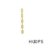 Link Drop Statement Stud Earring