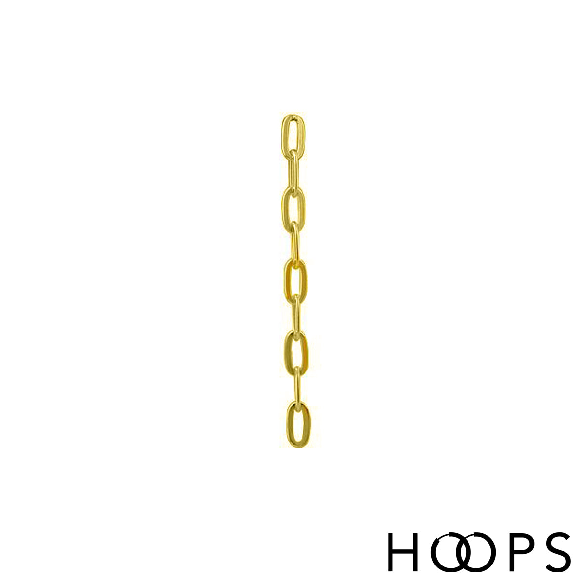 Link Drop Statement Stud Earring
