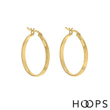 Load image into Gallery viewer, San Marino Rose Gold Hoop Earrings
