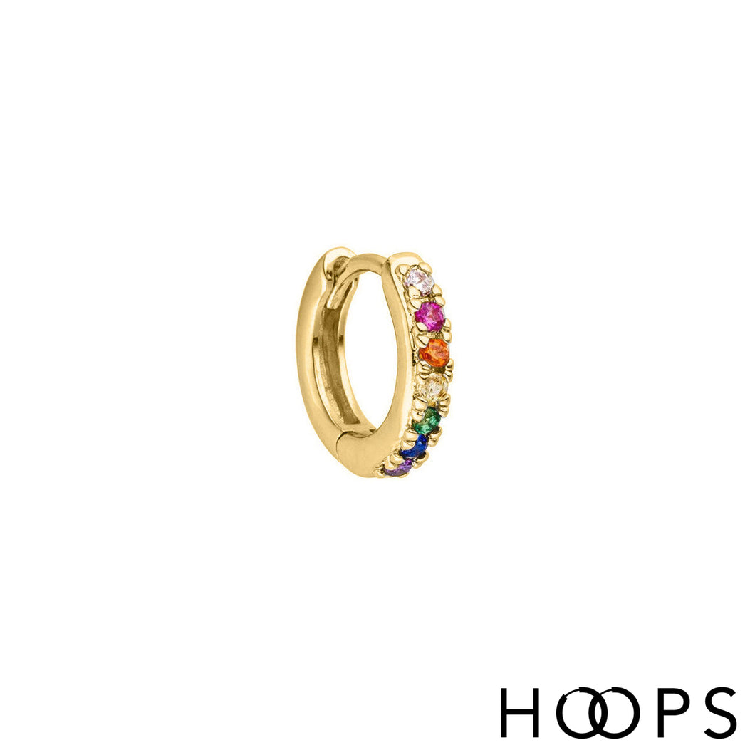 Mini Erika Clicker Huggy Hoop Earring