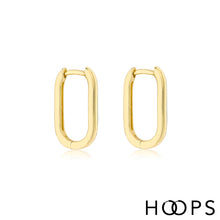 Load image into Gallery viewer, 9ct Yellow Gold Estée Hoops
