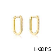 Load image into Gallery viewer, 9ct Yellow Gold Estée Hoops

