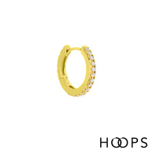 Load image into Gallery viewer, Pavé Luxury Huggy Hoop Clicker
