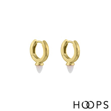 Load image into Gallery viewer, Mini Freddie Silver Clicker Huggy Hoop Earring
