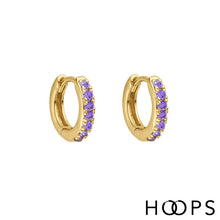 Load image into Gallery viewer, Mini Indi Clicker Huggy Hoop Earring
