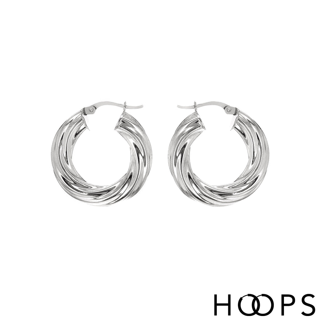 Wide Brooklyn Hoop Earrings