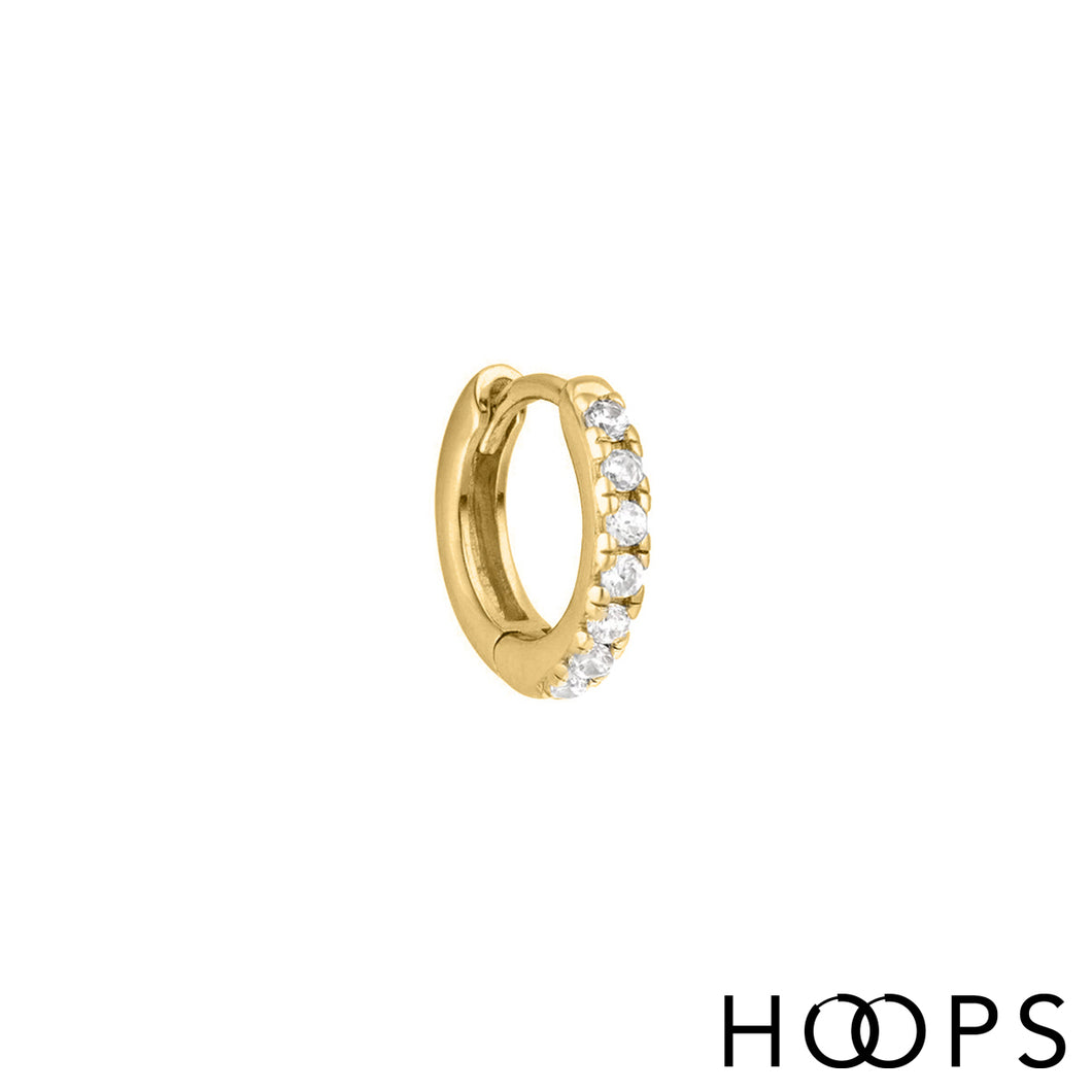 Mini Sara Clicker Huggy Hoop Earring