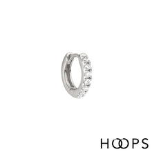 Load image into Gallery viewer, Mini Sara Clicker Huggy Hoop Earring
