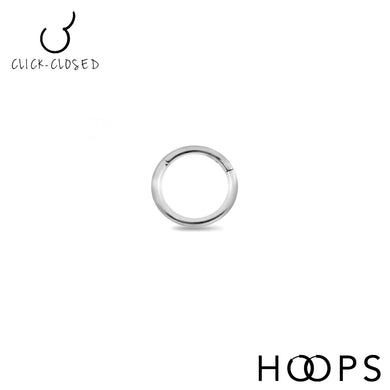 10mm clicker ring hoop
