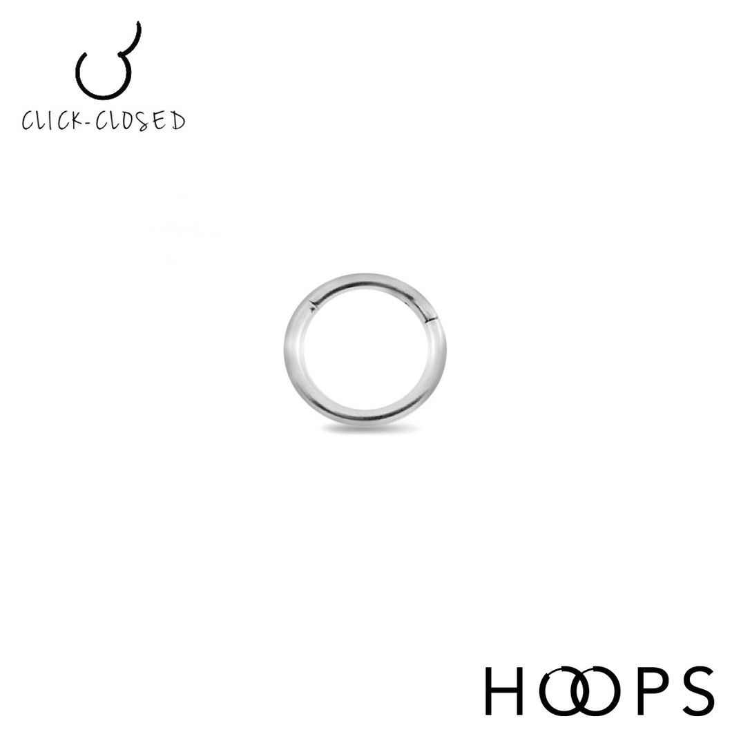 10mm clicker ring hoop