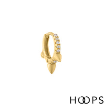 Load image into Gallery viewer, Mini Angie Clicker Huggy Hoop Earring
