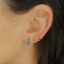 Load image into Gallery viewer, Mini Erika Clicker Huggy Hoop Earring
